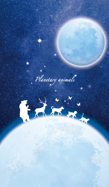 [LINE着せ替え] Planetary animals*の画像1