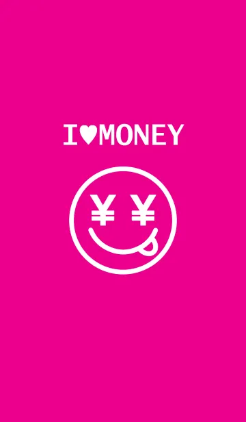 [LINE着せ替え] I LOVE MONEY[Pink]の画像1