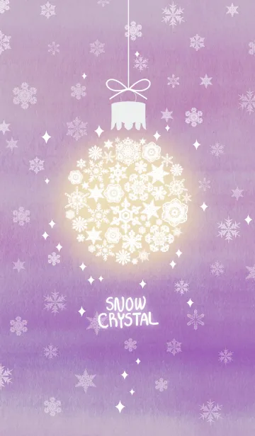 [LINE着せ替え] snow crystal_078の画像1