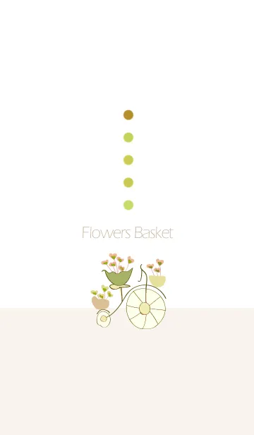 [LINE着せ替え] artwork_Flowers Basketの画像1