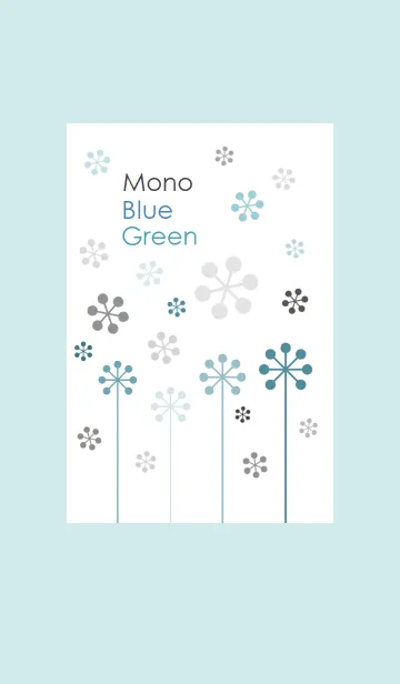 [LINE着せ替え] MONO BLUE-GREENの画像1