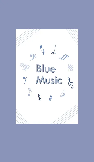 [LINE着せ替え] BLUE MUSICの画像1