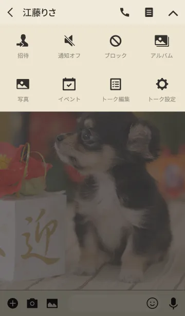 [LINE着せ替え] ダックス＋チワワ MIXdogの画像4