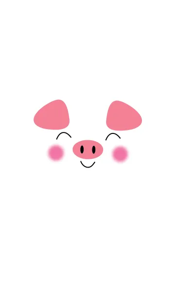 [LINE着せ替え] Cute pig theme v.1 (JP)の画像1