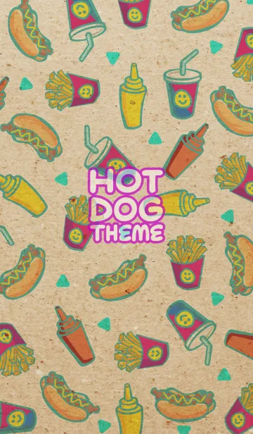 [LINE着せ替え] HOT DOG THEME <kraft>の画像1