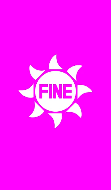 [LINE着せ替え] FINE <PINK>の画像1