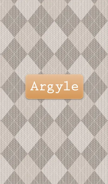 [LINE着せ替え] Argyle knitの画像1