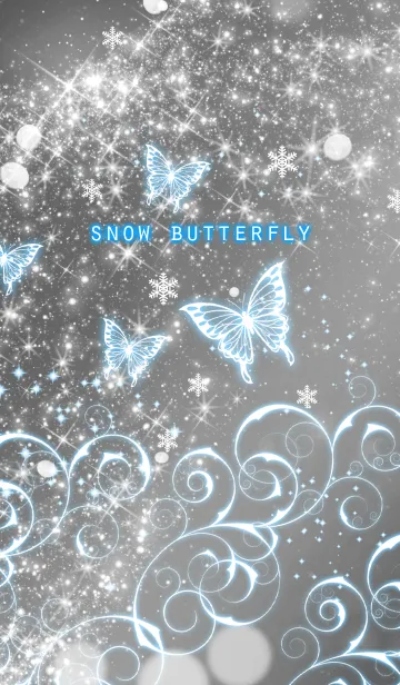 [LINE着せ替え] 雪蝶（SNOW BUTTERFLY）の画像1