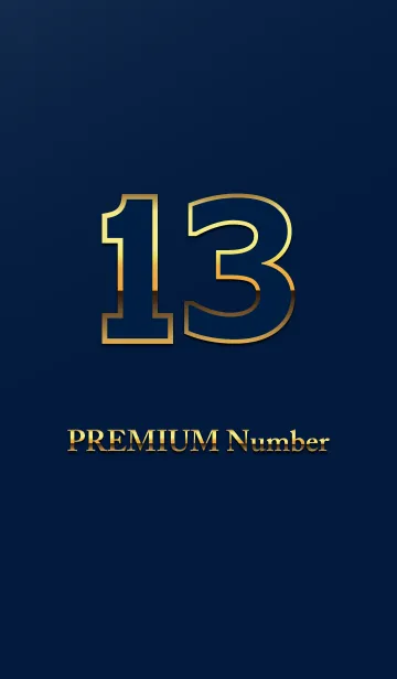 [LINE着せ替え] PREMIUM Number 13の画像1