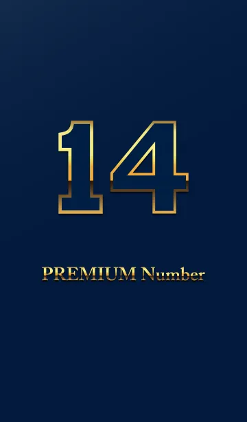 [LINE着せ替え] PREMIUM Number 14の画像1