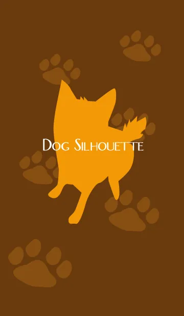 [LINE着せ替え] Dog Silhouette～戌シルエット～の画像1