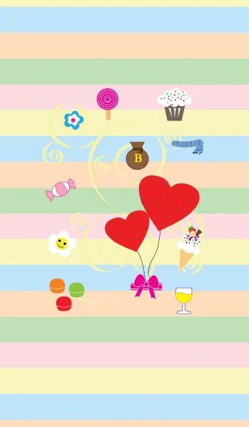 [LINE着せ替え] Cute little things theme v.1の画像1