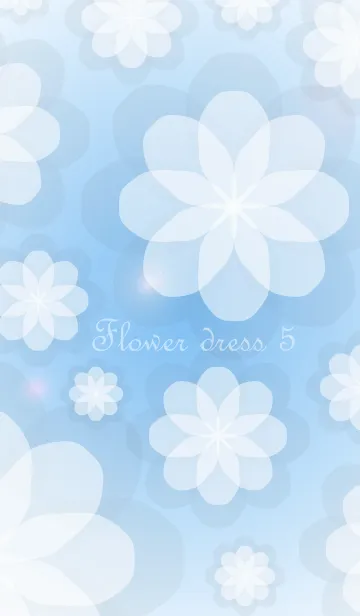 [LINE着せ替え] Flower dress 5の画像1