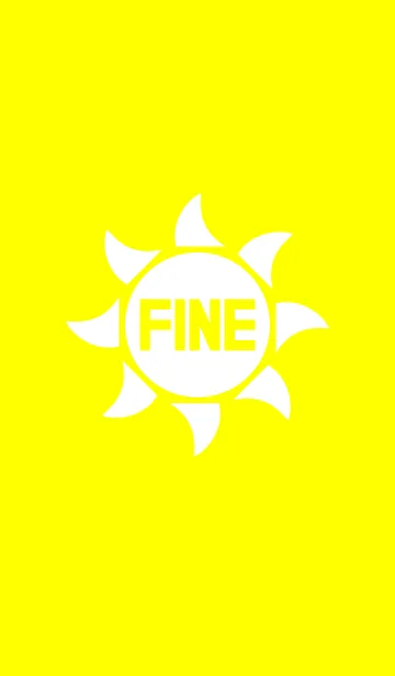 [LINE着せ替え] FINE <YELLOW>の画像1