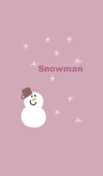 [LINE着せ替え] *Snowman* 02の画像1