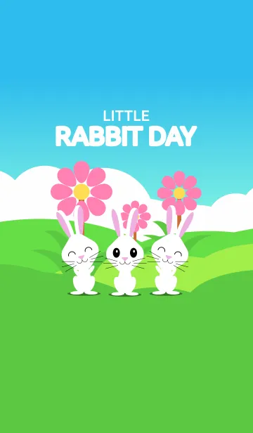 [LINE着せ替え] Little rabbit dayの画像1