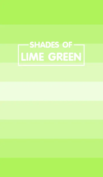 [LINE着せ替え] Shades Of Lime Green(jp)の画像1