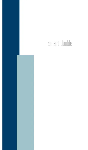 [LINE着せ替え] smart double*blueの画像1