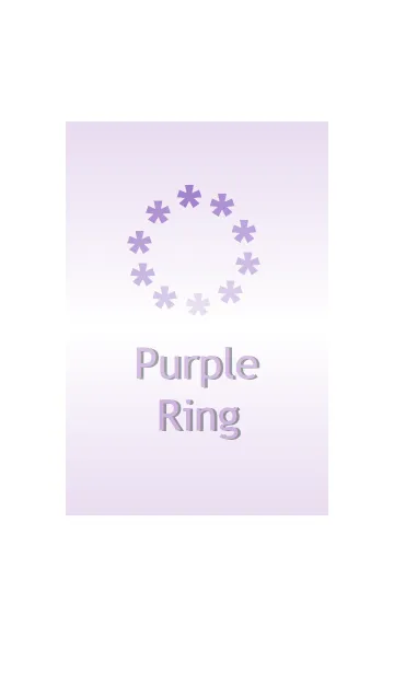 [LINE着せ替え] PURPLE RINGの画像1