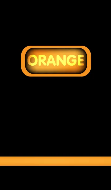 [LINE着せ替え] Light Orange in Black theme v.2(jp)の画像1