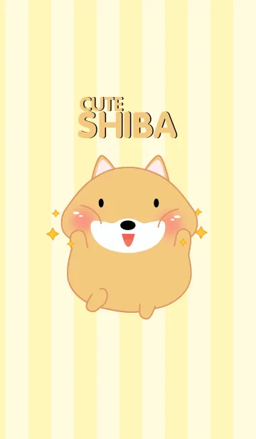 [LINE着せ替え] Cute Fat Shiba Inu Theme(jp)の画像1