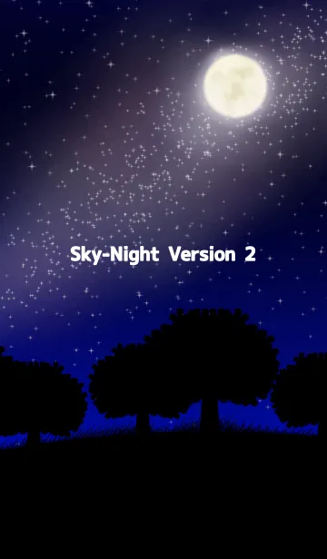 [LINE着せ替え] Sky - Night Version 2の画像1