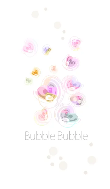 [LINE着せ替え] artwork_Bubble Bubbleの画像1