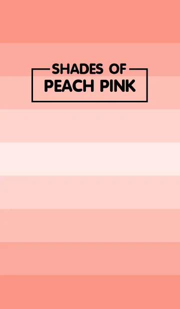 [LINE着せ替え] Shades Of Peach Pink (jp)の画像1