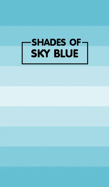 [LINE着せ替え] Shades Of Sky Blue theme(jp)の画像1