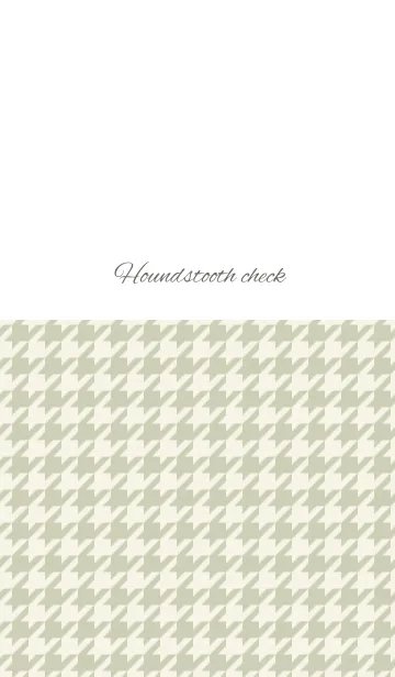 [LINE着せ替え] houndstooth check / greenの画像1