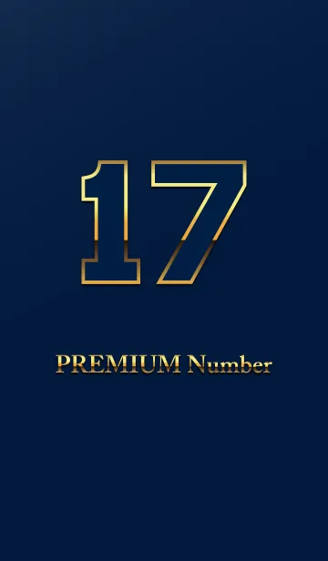 [LINE着せ替え] PREMIUM Number 17の画像1