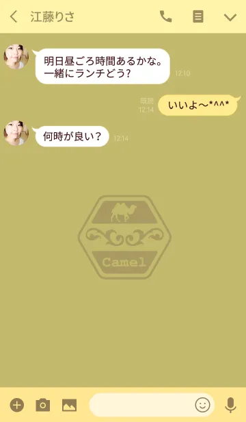 [LINE着せ替え] Camel(j)の画像3