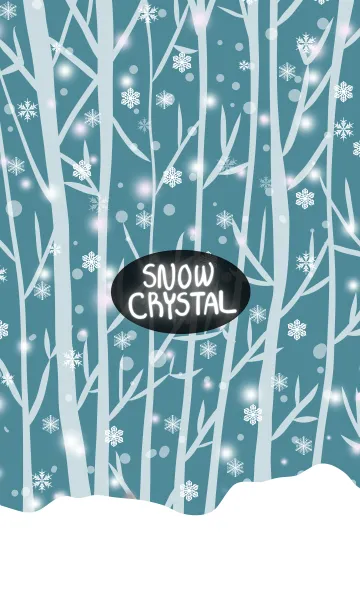 [LINE着せ替え] snow crystal_095の画像1