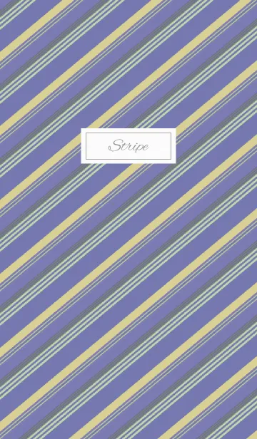 [LINE着せ替え] stripe2 / blueの画像1