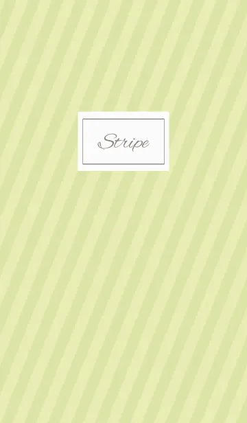 [LINE着せ替え] stripe3 / yellow greenの画像1