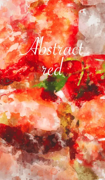 [LINE着せ替え] Abstract redの画像1