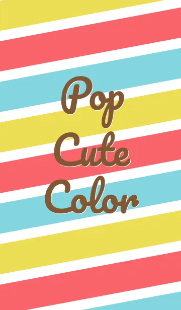 [LINE着せ替え] POP COLORの画像1