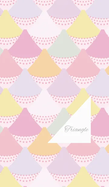 [LINE着せ替え] Triangle / pinkの画像1