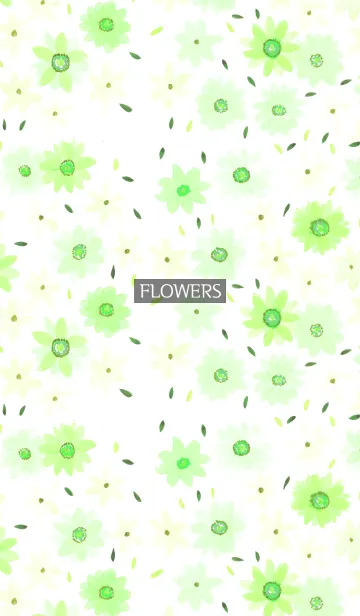 [LINE着せ替え] water color flowers_394の画像1