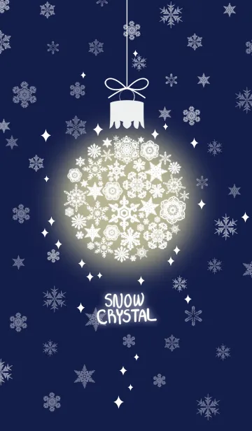 [LINE着せ替え] snow crystal_100の画像1