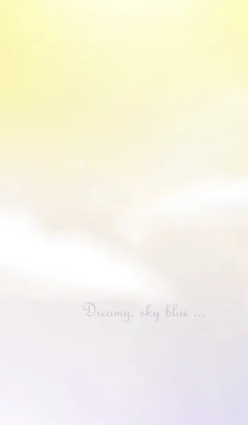 [LINE着せ替え] Dreamy, sky blue ...の画像1