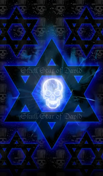 [LINE着せ替え] SKULL Star of Davidの画像1