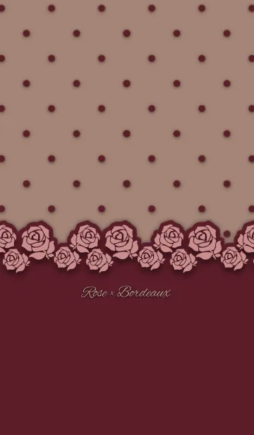 [LINE着せ替え] Rose x Bordeauxの画像1