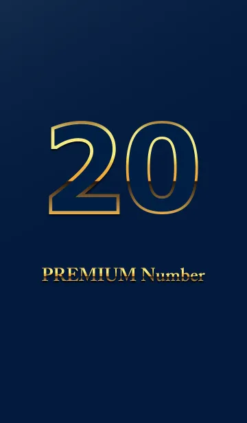 [LINE着せ替え] PREMIUM Number 20の画像1