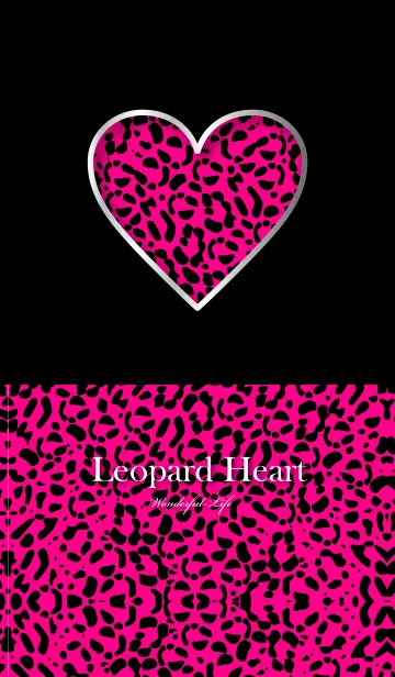 [LINE着せ替え] Simple leopard Heart 10の画像1