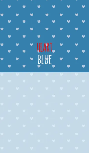 [LINE着せ替え] BLUE 3 (HEART)の画像1