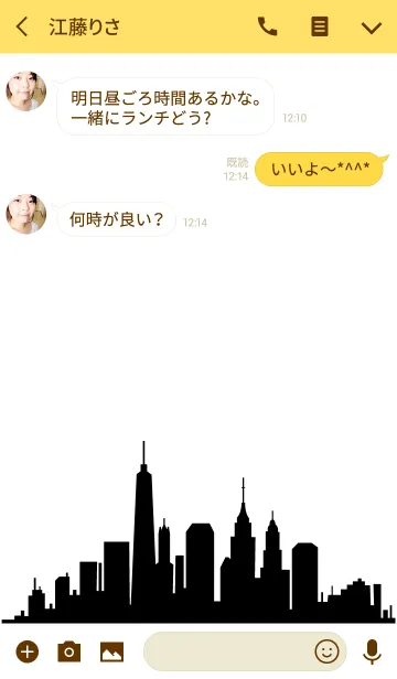 [LINE着せ替え] New York Never Sleepsの画像3