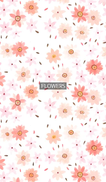 [LINE着せ替え] water color flowers_393の画像1