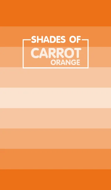 [LINE着せ替え] Shades Of Carrot Orange(JP)の画像1