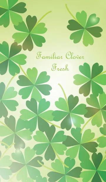 [LINE着せ替え] Familiar Clover Freshの画像1